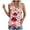 Multicolor#04, variant on JTZGDY Beach Tank Tops for Women Retro Floral Pattern Print Eyelet Embroidery Summer Sleeveless V Neck Basic Workout T-Shirts Loose Flowy Tunic Blouse Multicolor#21 M