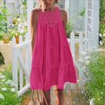 thumbnail image 2 of Camisola de Encaje para Mujer, Color Rojo Rosa, Talla L, 2 of 6