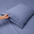 thumbnail image 3 of Bed Sheets Set  1800 Series Deep Pocket Soft Microfiber 4 Piece Queen Sheet Sets  Gray, 3 of 6