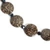 Cousin Acrylic Coin Leopard Print Strand-Brown, 30 Piece