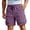 Purple, variant on Cargo Shorts for Men Summer Casual Lightweight Elastic Waist Wide Straight Leg Loose Athletic Shorts with Pockets