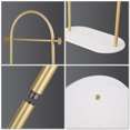 thumbnail image 6 of Coat Rack Freestanding | White Marble Base, Modern Gold Coat Racks | Fashionable Standing Coat Rack, Stable Entrance Coat Hanger for Entryway Hallway, Office or Bedroom, 6 of 9