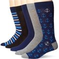 thumbnail image 1 of AmPm mens 5-Pack Patterned Dress Socks, 1 of 1