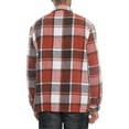 thumbnail image 3 of Woodridge Flannel Co Mens Flannel Shirts Shackets Casual Button Down Long Sleeve Jackets with Pocket, 3 of 5