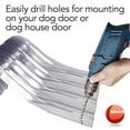 thumbnail image 2 of Plastic Vinyl Strip for DIY Dog or Cat Door - 8' x 8", Clear, Doggie Door Replacement Strips, Doghouse or Kennel Door Flap, Pet Products and Supplies, 2 of 9