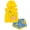 Yellow Winnie Pooh, variant on Disney Lilo & Stitch Little Girls' Cosplay 2-Piece Hooded Tank and Shorts Set Light Blue