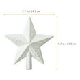 thumbnail image 2 of Christmas Star Tree Topper Christmas Party Decoration Ornament for Home Office Hotel, 2 of 8