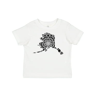 Inktastic Alaska Silhouette Mandala Boys or Girls Toddler T-Shirt