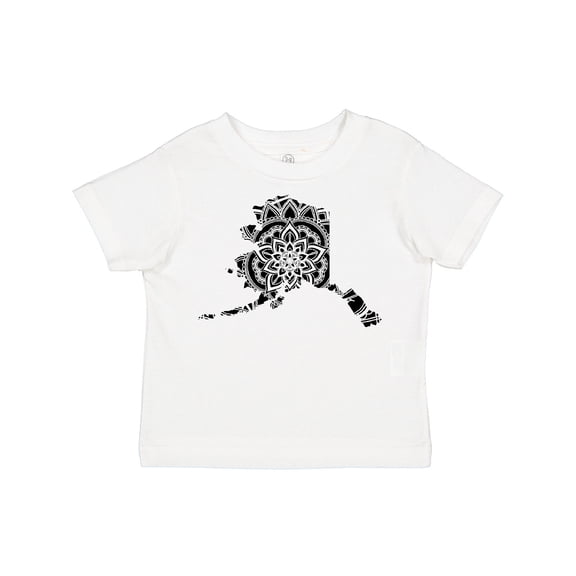 Inktastic Alaska Silhouette Mandala Boys or Girls Toddler T-Shirt