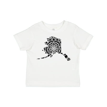

Inktastic Alaska Silhouette Mandala Boys or Girls Toddler T-Shirt