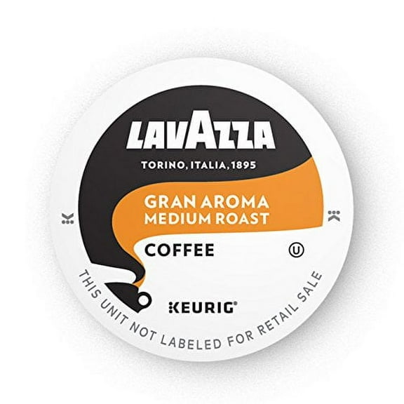 Lavazza Gran Aroma Single-Serve K-Cup Coffee Pods for Keurig Brewers, Medium Roast (Choose Count)