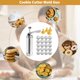 thumbnail image 4 of Wdftyju Moldes para prensa de galletas con 20 discos, 4 puntas de repostería, molde para hacer galletas de aleación de aluminio Wdftyju 6yg7kn2hd4sf1ru3, 4 of 9