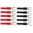 thumbnail image 4 of U Fork Spade Connector, 4mm Jack 10pcs Copper Y Spade Plug  For Electronic Applications, 4 of 8