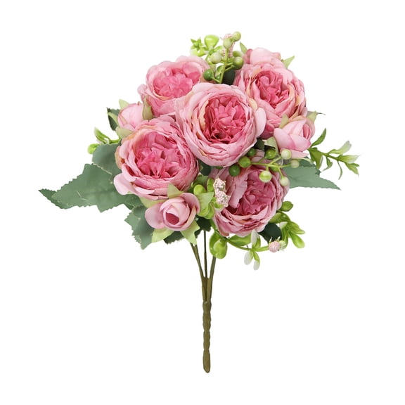 1Stem Artificial Peony Household Imitation Home Decor Flowers For Living Room Decor (Color4)