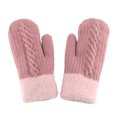 thumbnail image 1 of Women Winter Gloves 1 Pair Color Elastic Thickened Soft Plush Warm Windproof, 1 of 5