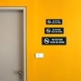 thumbnail image 5 of Standard Plus No Outside Food Or Drink Wall or Door Sign | Public Spaces Signage - Small, 5 of 9