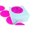 thumbnail image 3 of Étiquettes Rondes 2 Pouces avec Code Couleur Amovible, 500 par Rouleau, Bleu Foncé-Rose Fluorescent, 3 of 3