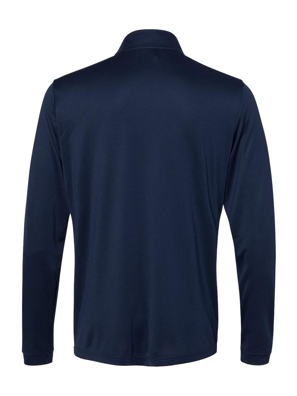 Adidas Mens Lightweight Quarter-Zip Pullover, S, Collegiate Navy