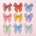 thumbnail image 3 of 2Pcs Hair Pins For Baby Girls Hair Clips Bows Barrette Princess Clip Children Kinder Haar Accessoires Jacquard Hairpin Hairgrip, 3 of 6
