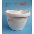 thumbnail image 4 of Orange Hose Flower Pots Bathtub Gutter Downpipe Pot for Plants and Flowers Outdoor - Garden Decor, 4 of 4