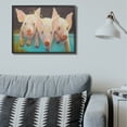 thumbnail image 6 of The Stupell Home Decor Collection Pink Piglets In A Blue Pail Painting Wall Art, 6 of 6