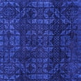 thumbnail image 1 of Ahgly Company Indoor Square Abstract Purple Modern Area Rugs, 4' Square, 1 of 4