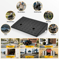 thumbnail image 5 of Magshion 2 Pieces Rubber Curb,4" Rise 19" Length Heavy Duty Loading Driveway Ramp for Cars, Wheelchair, 5 of 8