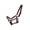 Burgundy, variant on 2-Ply Medium/Large Pony Nylon Halter w/ Crystals (Black)