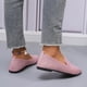 thumbnail image 5 of Zapatos Casuales de las Mujeres de Moda Respirables Zapatos de Trabajo de Toda la Temporada con Dedos Puntuados Suelas Planas Aberturas Poco Profundas Y Alta, 5 of 7