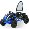 thumbnail image 6 of MotoTec Mud Kids Gas Powered 98cc Go Kart Full Suspension, Blue, 6 of 6