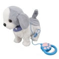 thumbnail image 3 of Juguete electrónico interactivo para cachorro que camina y ladra, con correa de control remoto para niños, color gris, 3 of 14