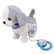 thumbnail image 3 of Juguete electrónico interactivo para cachorro que camina y ladra, con correa de control remoto para niños, color gris, 3 of 14
