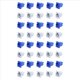 thumbnail image 1 of 40 Uds. Conector Powercon de 3 Pines 20A 250V CA NAC3MPA-1 Conector de Salida NAC3MPB-1 Azul y Gris, 1 of 6