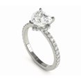 thumbnail image 4 of 2.00 Ct Stunning Solitaire Heart Shaped Diamond Bridal Rings Solid 18K White Gold, 4 of 9