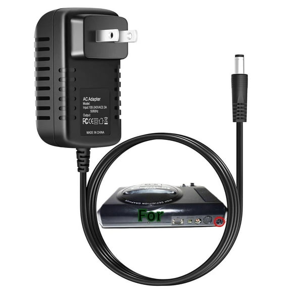 K-MAINS 9V AC Adapter Power Cord Compatible With Sega Genesis System MK-1601 Charger Cable