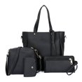 thumbnail image 3 of 4 Pièces/set Sac à Main de Mode Grande Capacité Sac à Bandoulière Portefeuille, 3 of 4