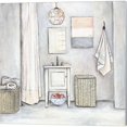 thumbnail image 2 of Great Art Now Neutral Bath by R. RIG 2 Piece Canvas Art Set Each 14W x 14H, 2 of 3