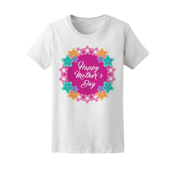 Lovely Floral Mothers Day Tee. Women's -Image by Shutterstock
