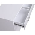 thumbnail image 5 of Meridian Furniture Excel Rich White Lacquer Sideboard/Buffet, 5 of 9