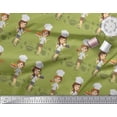 thumbnail image 3 of Soimoi Rayon Crepe Fabric Cook Girl Print Sewing Fabric Yard 46 Inch Wide, 3 of 3
