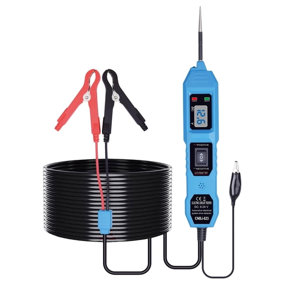 Power Circuit Probe Tester, 3.5-36V Circuit Tester Automotive,Car Short Circuit Breake Finder Tool,Electrical Tester for Continuity Testing/Voltage Test/Trailer Light Testing Blue
