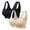 Black+Beige, variant on A AGROSTE 2 Pack Sports Bra for Women Seamless Wirefree Low Support Workout Bras Comfort Sleep Bra with Removable Pads