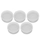 thumbnail image 1 of Caja de almacenamiento de esponja redonda, 5 piezas de esponja de almacenamiento transparente Caja de esponja de maquillaje transparente Contenedor de plástico redondo transparente compacto y liviano, 1 of 8