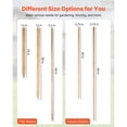 thumbnail image 5 of Wooden Garden Stakes, 25 Pcs 48x0.75x0.75 in Survey Grading Stakes, Garden Ground Stake with Sharp Point, Fir Wood Plant Support Stake, Sign Posts for Silt Fence Backyard Boundaries Baselines, 5 of 12