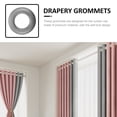 thumbnail image 3 of HINTRMENT 80Pack Silver Round Plastic Rings for Curtain Rods and Drapes, 3 of 4