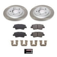 thumbnail image 2 of PowerStop Rear Semi-Coated Rotor and Low-Dust Ceramic Brake Pad Kit SC7524, 2 of 3