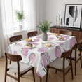 thumbnail image 6 of Pink Pumpkins Fall Table Cloth Waterproof Tablecloths, Watercolor Thanksgiving Tablecloth Dining Table Cover for Kitchen Party Tabletop Outdoor, Rectangle Tablecloth 60x84 Inch, 6 of 9