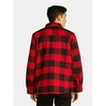 thumbnail image 3 of George Men's & Big Men's Fleece Lined Flannel Shirt Jacket, Sizes S-3XL, 3 of 5