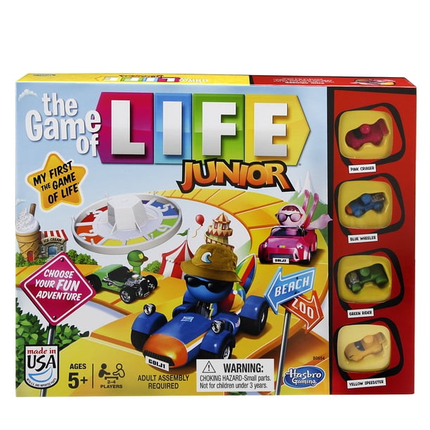 Juego de mesa Hasbro Gaming The Game of Life Junior con accesorios
