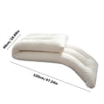thumbnail image 3 of HLONK Memory Foam Body Pillow Body Pillows for Adults Large Long Bed Pillows for Sleeping White Soft and Comfortable, 3 of 8